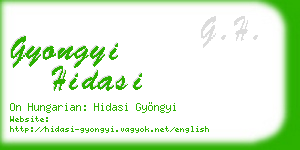 gyongyi hidasi business card